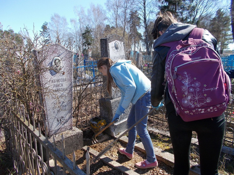 Кладбище в деревне